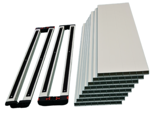 expotable 80x160cm steel fixingbars plates