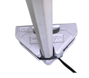 Fußplatte 15 kg am Standbein