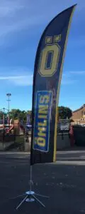 Expoflag mit Flagstand Öhlins