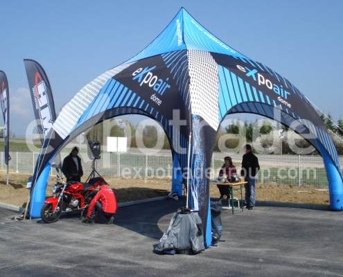 Expoair airdome gonflable 6x6m