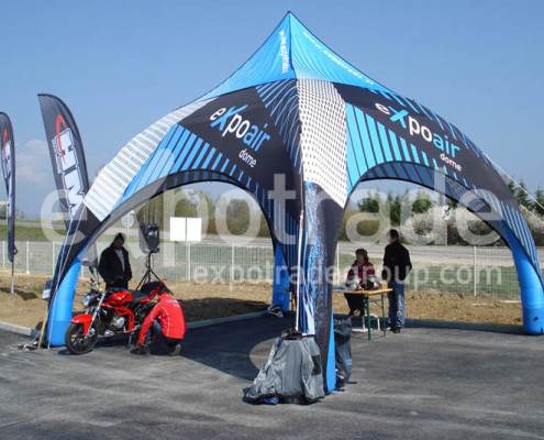 expoair pneumatique Dometent 6x6m