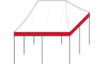 tente pliant expotent 5x5m
