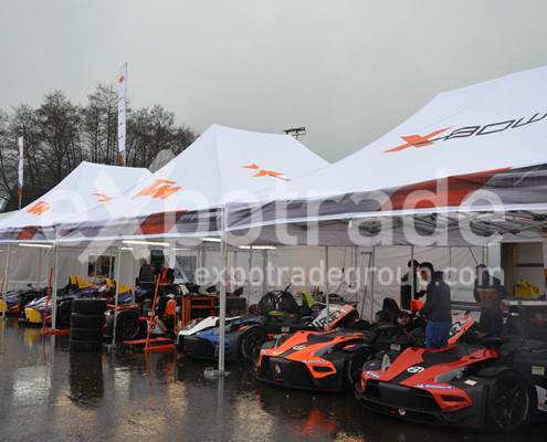 tente de course expotent KTM