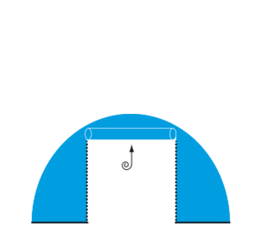 expoair airdome côte avec porte