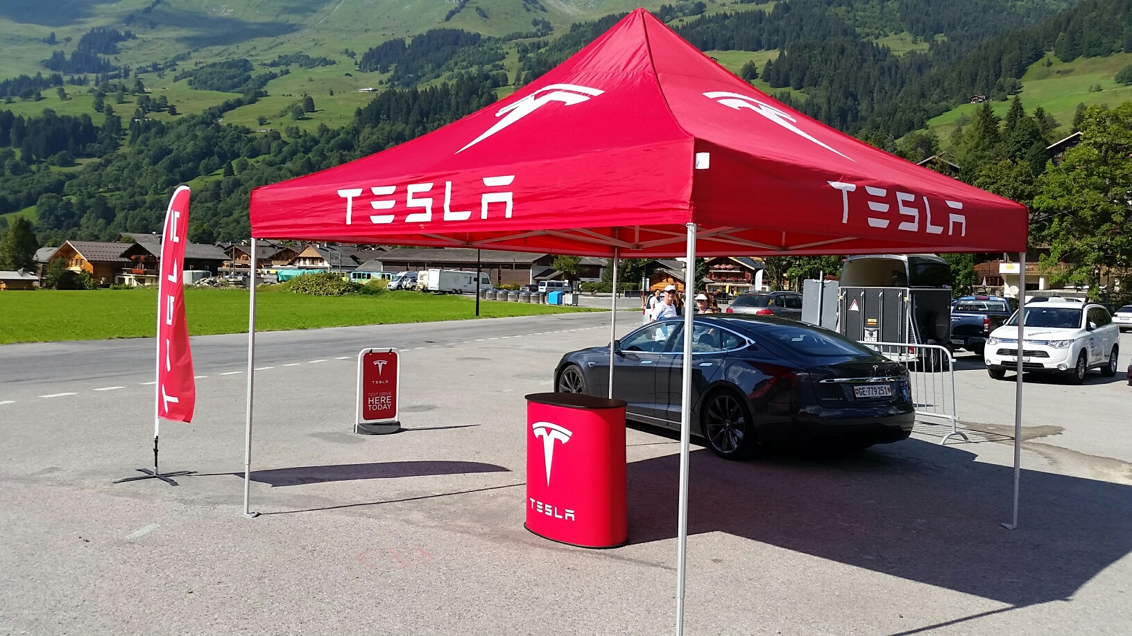 Faltzelt expotent Tesla 4x4m