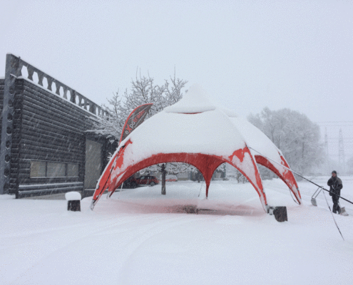 Expodome 9 m Schnee