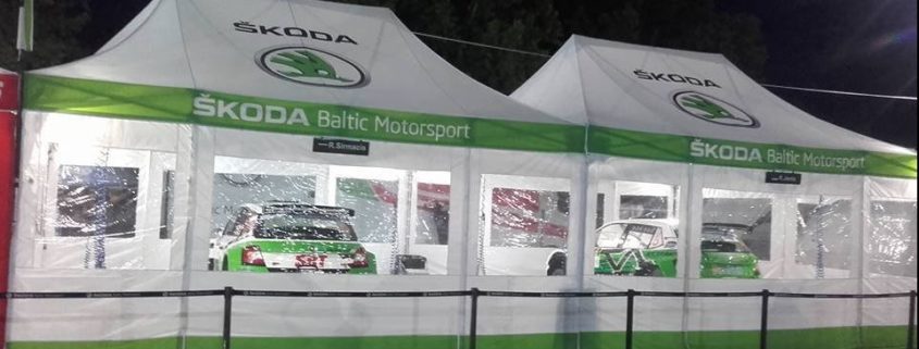 Skoda Baltic Racing 6x6m expotent