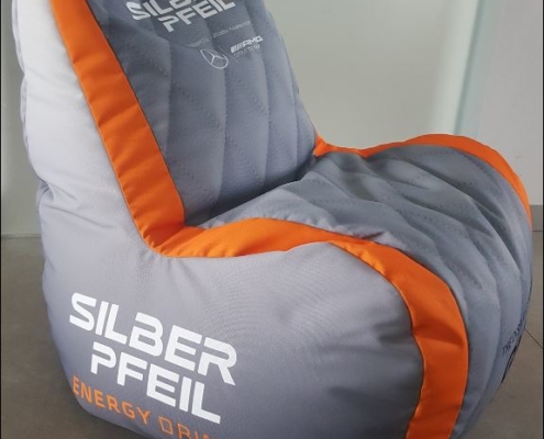 pouf exporelax Silberpfeil