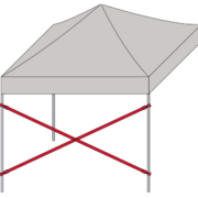 expotent Faltzelt Diagonalstange